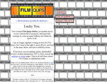 Tablet Screenshot of filmquipsonline.com